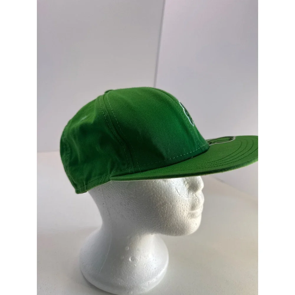 Nintendo Super Mario Yoshi Kids Green Snapback Hat Flat Brim Character Print